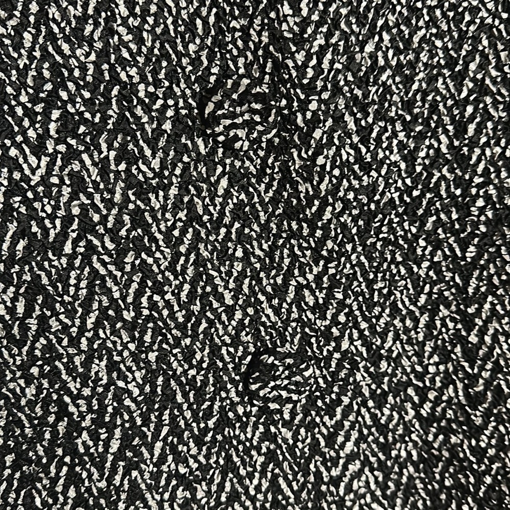 Chicos Lightweight Button Down Textured Black and… - image 4